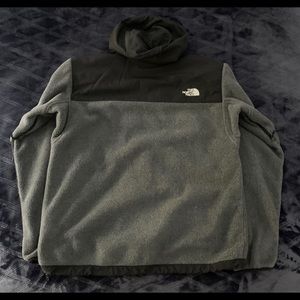 The North Face “Denali” hooded fleece jacket